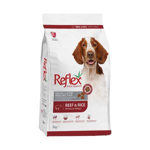 غذای خشک سگ های انرژی با طعم گوشت گاو و برنج رفلکس