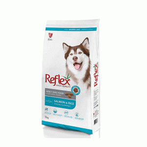 غذای خشک سگ با طعم سالمون و برنج رفلکس