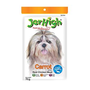 تشویقی سگ جرهای با طعم مرغ و هویج