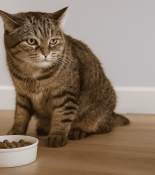 چرا گربه‌ام غذا نمی‌خوره؟ تمام دلایل بی‌اشتهایی در گربه‌های خانگی + راه‌حل‌ها